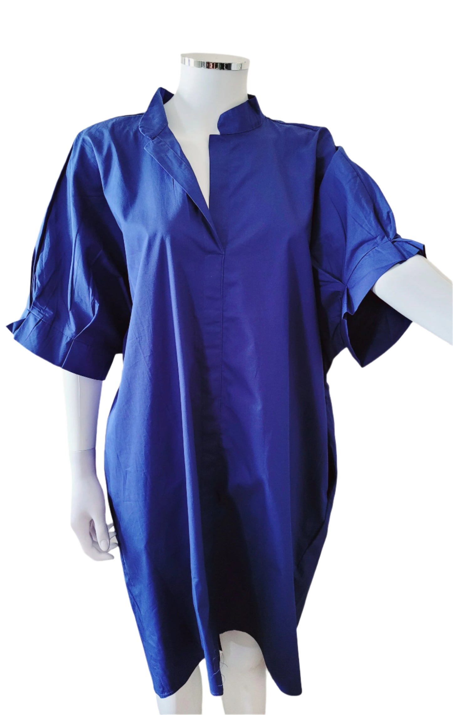Women DRESS Shirts Pockets Camisa Tops for eveyday 3/4 sleeves