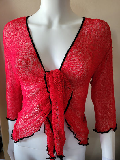 Shrugs Bolero Cardigan Exclusive Knitted Jackets Cover-Up dresses Tied up Cardigan