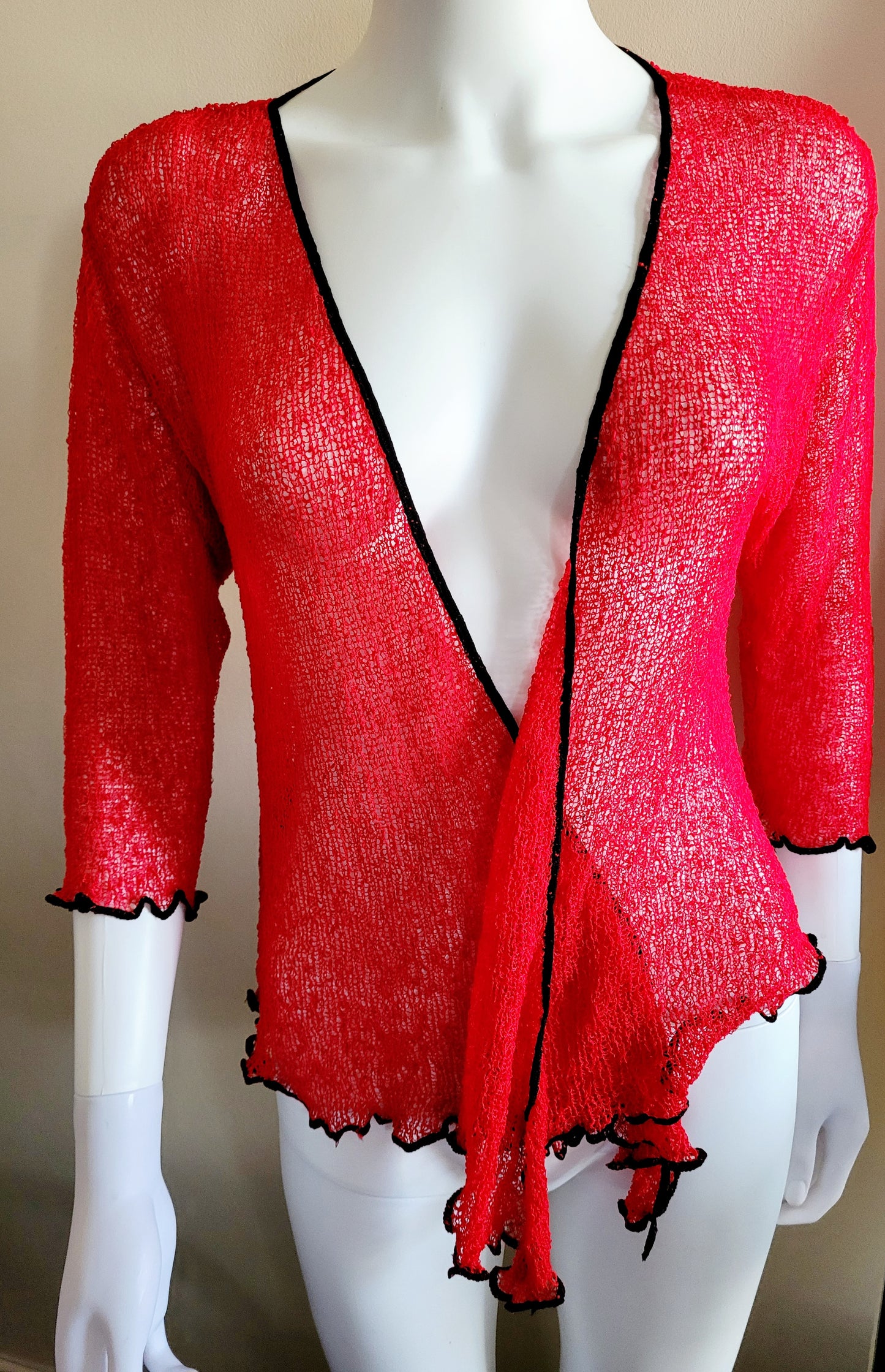 Shrugs Bolero Cardigan Exclusive Knitted Jackets Cover-Up dresses Tied up Cardigan