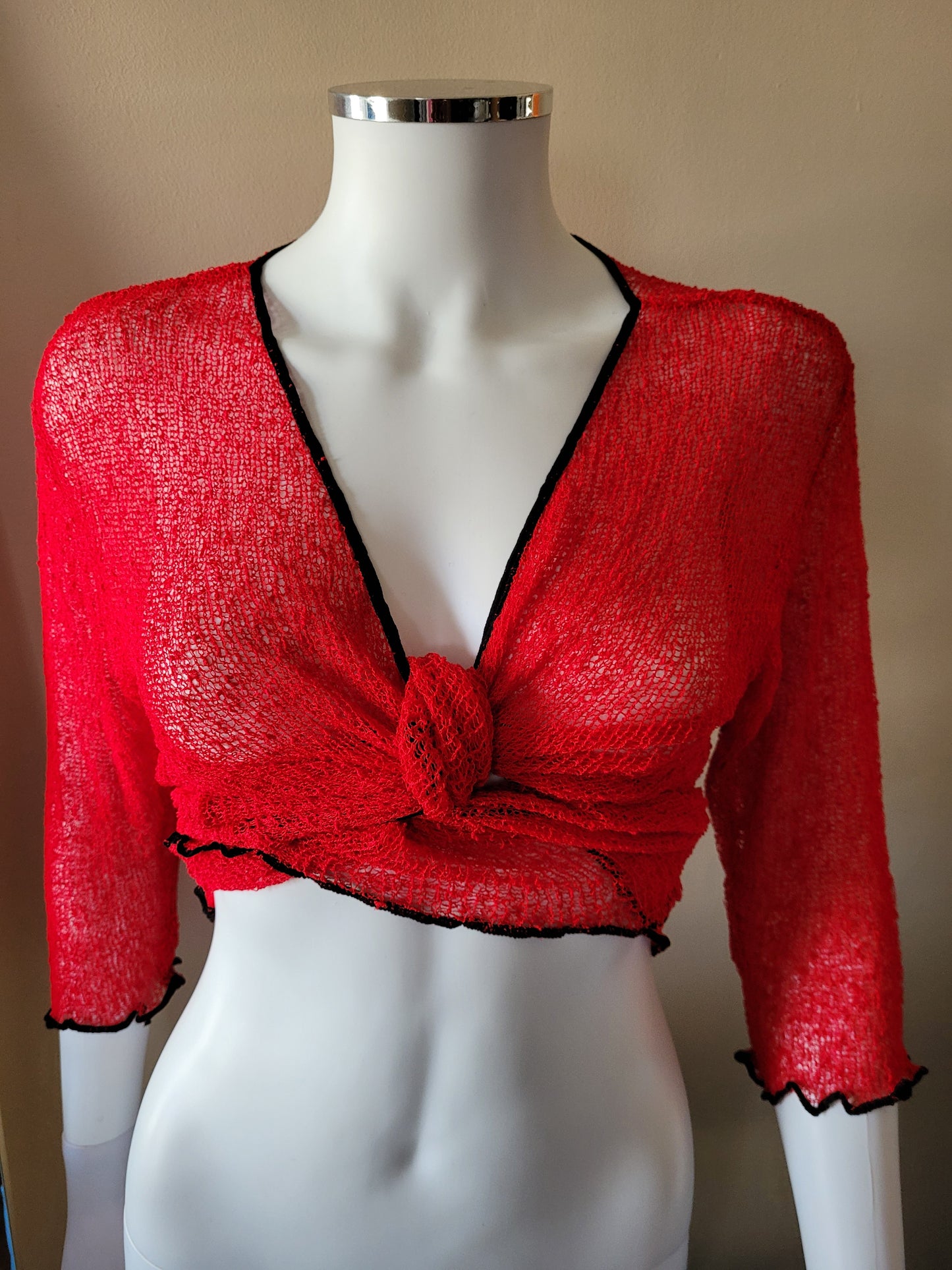 Shrugs Bolero Cardigan Exclusive Knitted Jackets Cover-Up dresses Tied up Cardigan