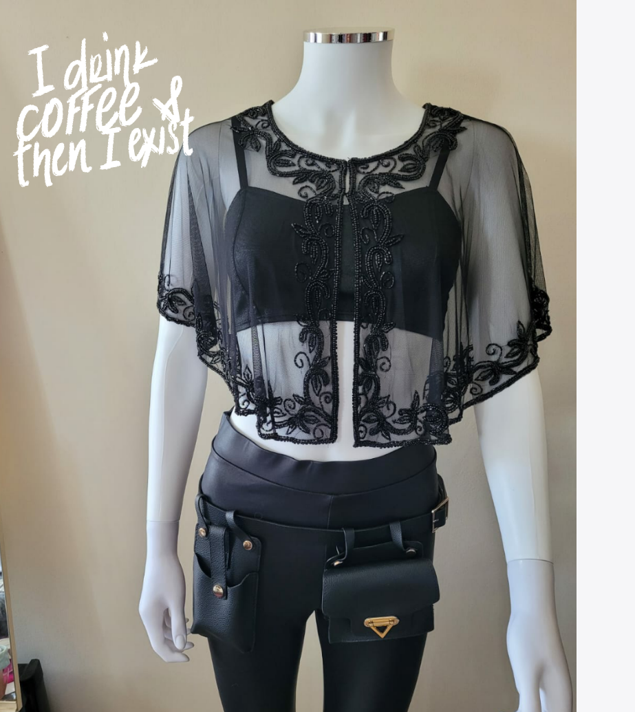 Black Sequin Poncho Elegant Wrap for Dresses One Size Evening Cover-Up