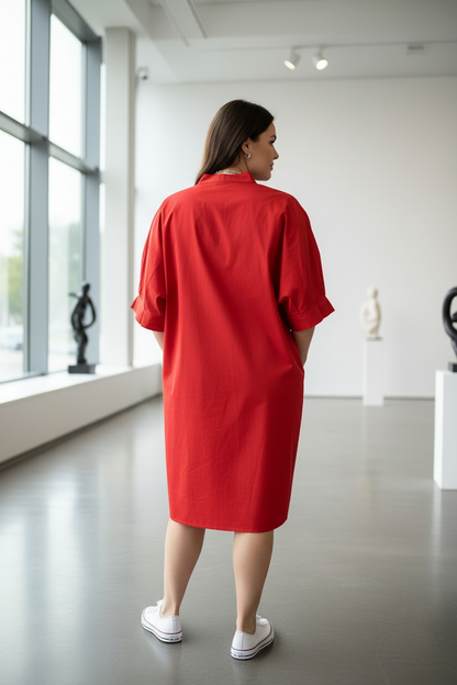 Red Dress Back - M Size