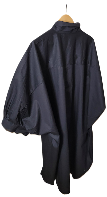 Oversized Balloon Sleeve Shirt with Face Print/ Balloon Sleeve T-Shirt/Trendy Style Selected by Olivia Printed top .
