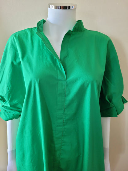 Women DRESS Shirts Pockets  Camisa Tops for eveyday 3/4 sleeves