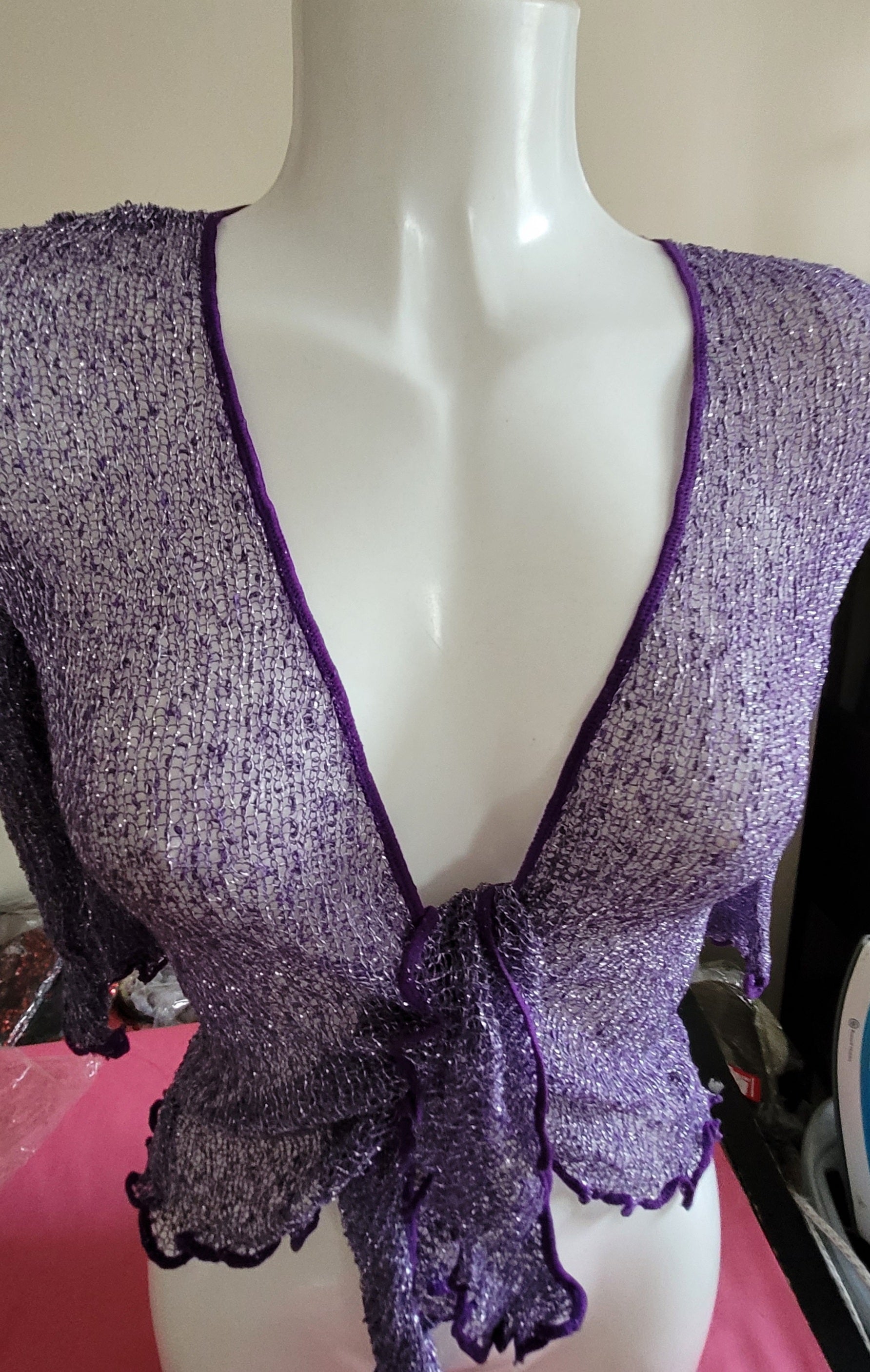 Purple shrugs hot sale and boleros